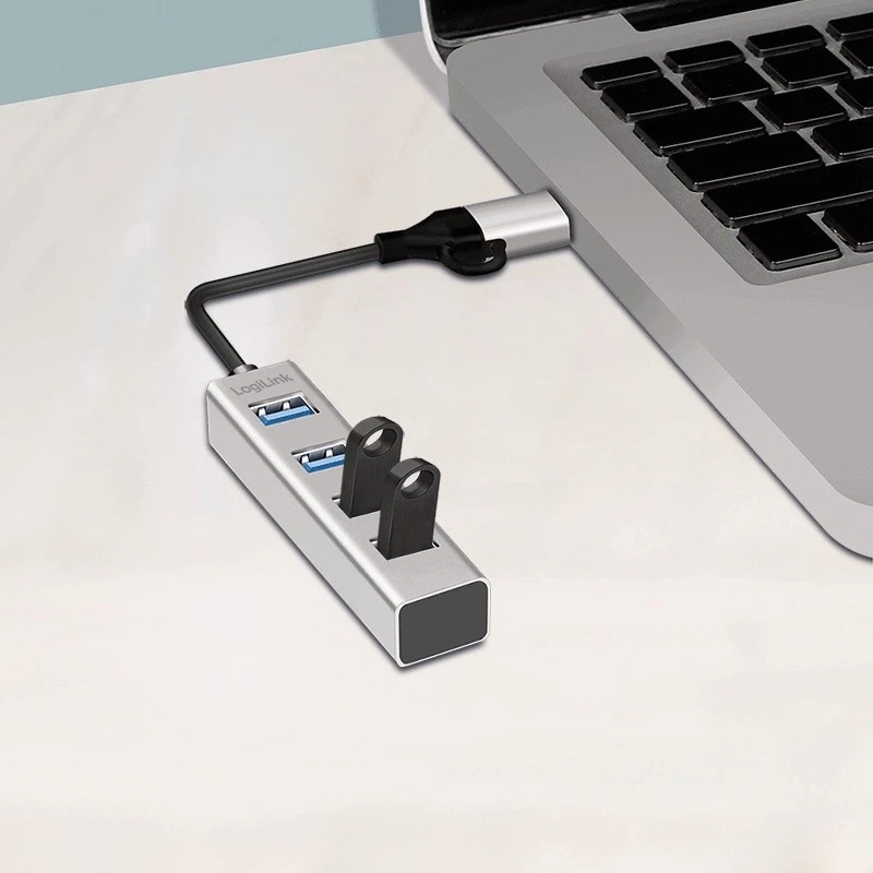 USB 3.0 šakotuvas, 4 prievadai USB-A, 5 Gbit/s