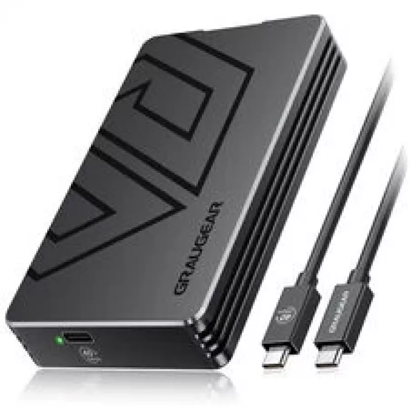 Išorinis M.2 SSD korpusas GrauGear G-M2U4-40G01 su PCIe 4.0 ir USB-C