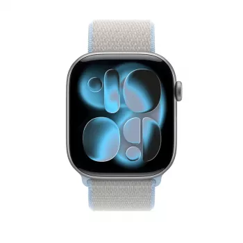 Dirželis — Apple Sport Loop 46 mm Apple Watch, Blue Mist (pilka), vienas vnt.