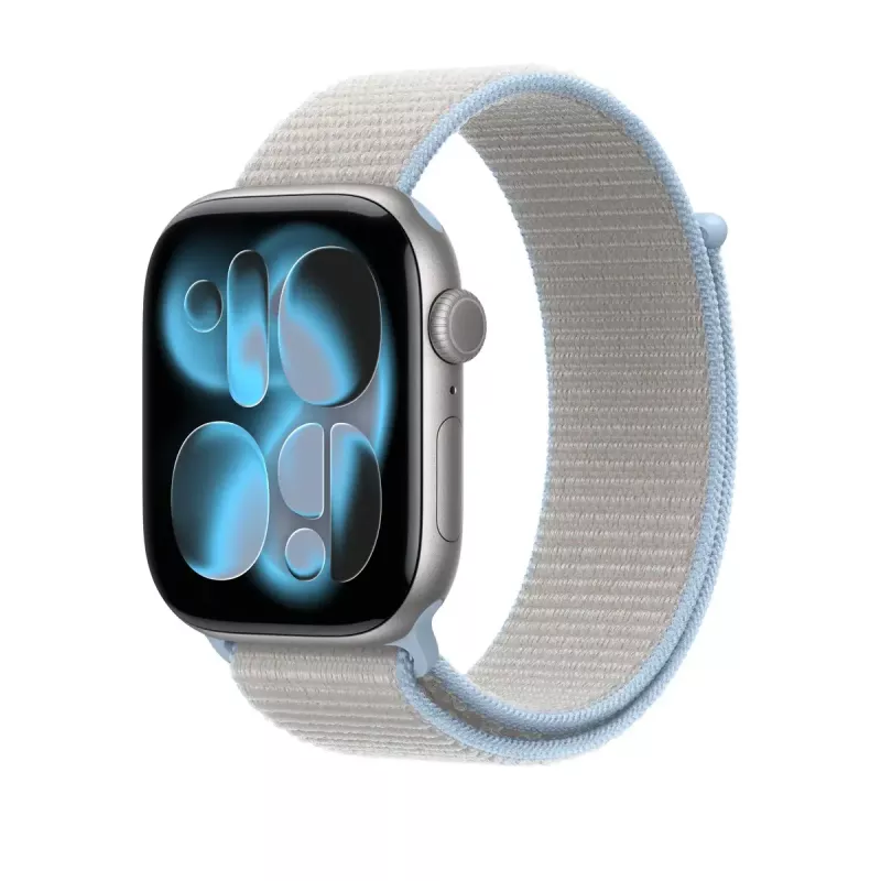 Dirželis — Apple Sport Loop 46 mm Apple Watch, Blue Mist (pilka), vienas vnt.