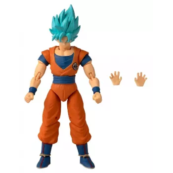 Veiksmo figūrėlė Bandai Dragon Stars Super Saiyan Blue Goku V2 — kolekcinė pozavimui tinkama figūrėlė
