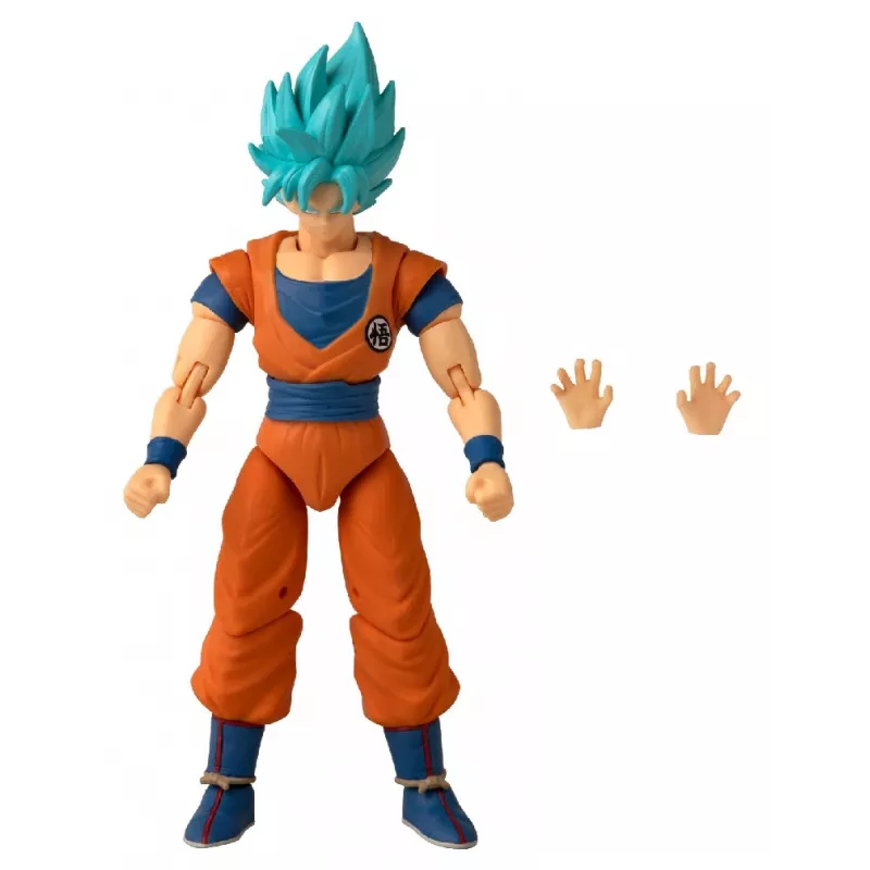 Veiksmo figūrėlė Bandai Dragon Stars Super Saiyan Blue Goku V2 — kolekcinė pozavimui tinkama figūrėlė