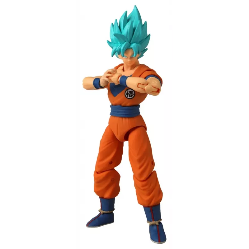 Veiksmo figūrėlė Bandai Dragon Stars Super Saiyan Blue Goku V2 — kolekcinė pozavimui tinkama figūrėlė