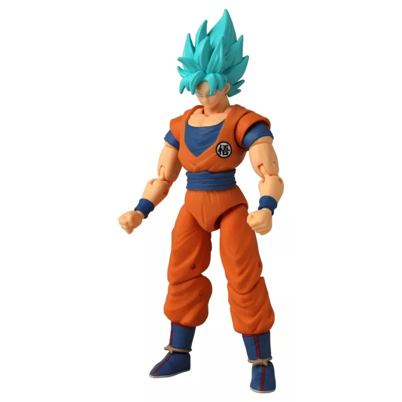 Veiksmo figūrėlė Bandai Dragon Stars Super Saiyan Blue Goku V2 — kolekcinė pozavimui tinkama figūrėlė