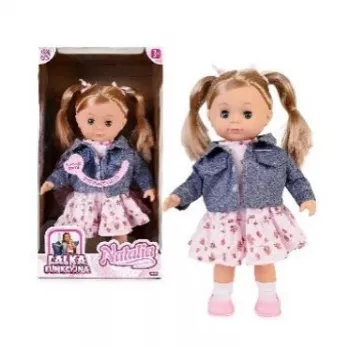 Lėlė Artyk Natalia 39 cm – kalbanti lenkiškai, su tamsiai mėlyna striuke