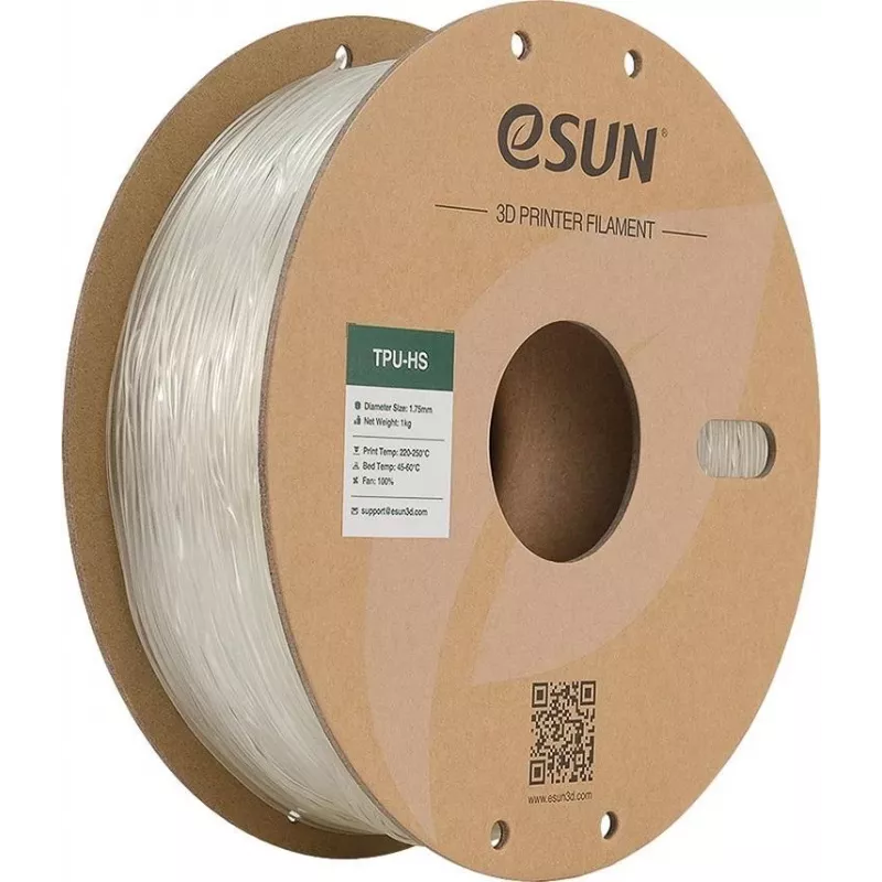 Esun TPU-HIGH SPEED 1.75mm CLEAR 1kg