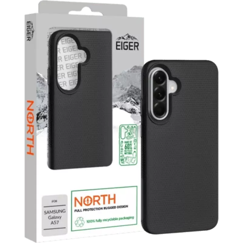 Eiger North dėklas Galaxy A57 juodas (EGCA01015)