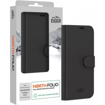 Eiger North folio tipo dėklas Galaxy A37 juodas (EGCA01016)