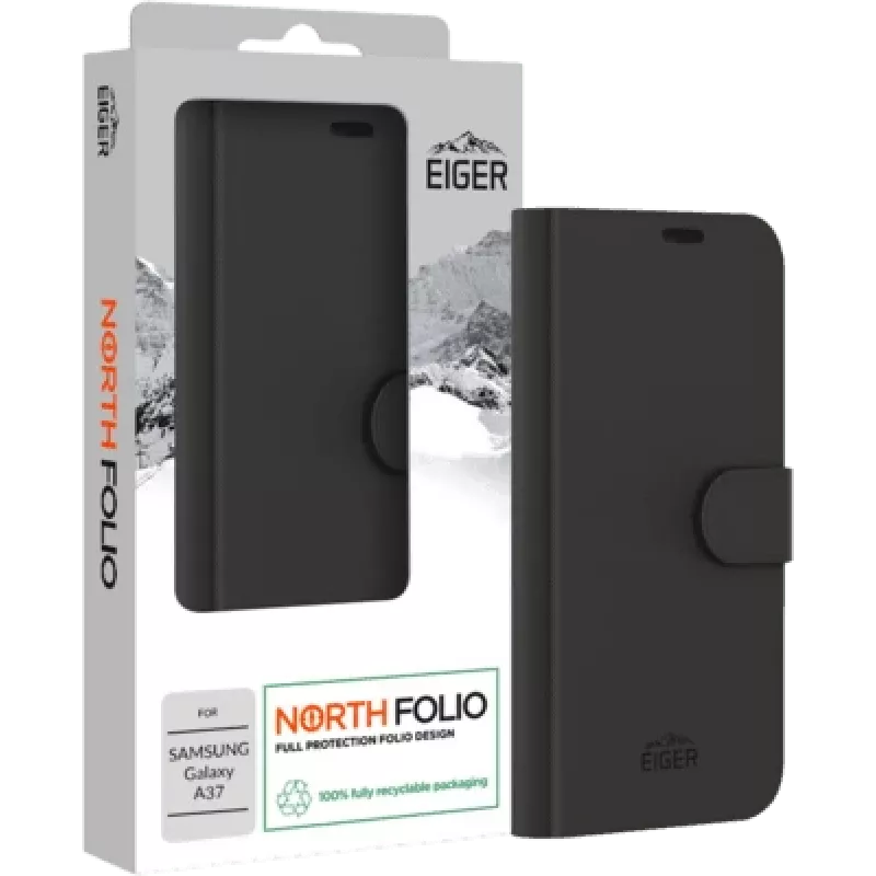 Eiger North folio tipo dėklas Galaxy A37 juodas (EGCA01016)