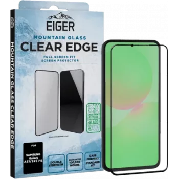 Eiger Mountain Glass Clear Edge DisplayScreen Protector for Galaxy A57/S25 FE (EGSP01124)