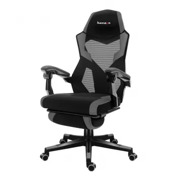 Žaidimų kėdė huzaro Combat 3.1 Pilka — ergonomiška, reguliuojama sėdynė žaidėjams