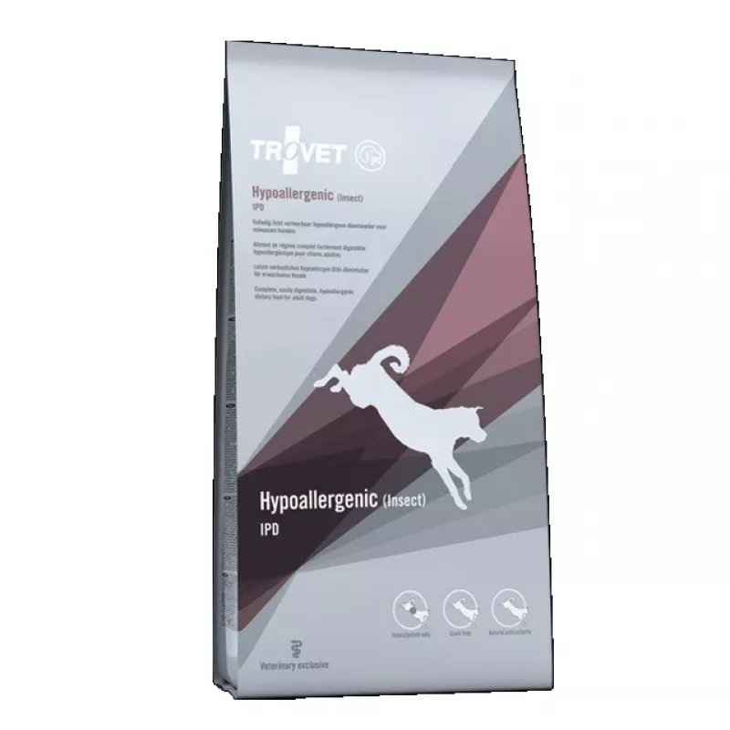 Sausas šunų maistas TROVET IPD Hypoallergenic Rich in Insect 3 kg