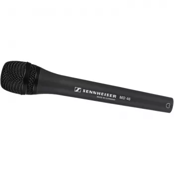 Sennheiser MD 46 rankinis dinaminis reporterio mikrofonas, kardioidinė charakteristika, MD 46