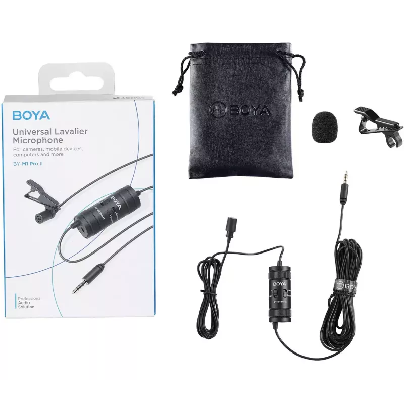 Mikrofonas Boya BY-M1 Pro II Lavalier
