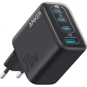 Anker Zolo Charger 70W Charger 4-Port 3x USB-C 1x USB-A GaN Juoda