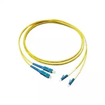 GoodConnections komutacinis kabelis LWL Duplex OS2 (vienmodis, 9/125) LC/SC, LSZH, keičiamas poliškumas, 15 m