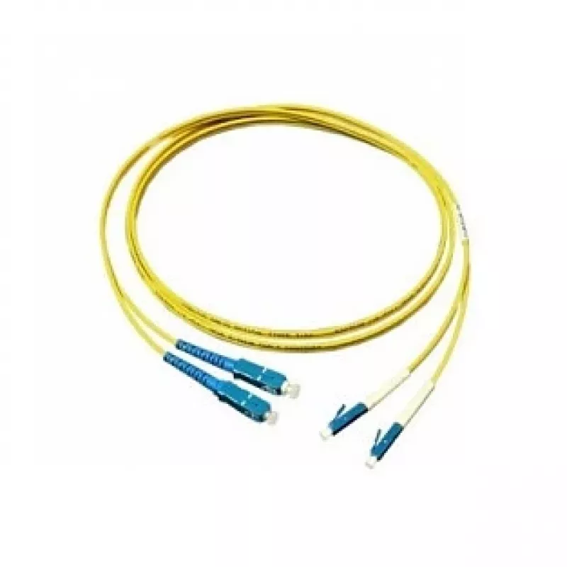 GoodConnections komutacinis kabelis LWL Duplex OS2 (vienmodis, 9/125) LC/SC, LSZH, keičiamas poliškumas, 15 m