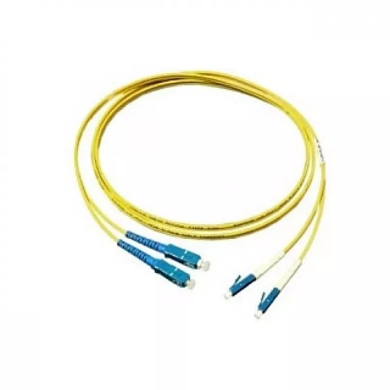 GoodConnections komutacinis kabelis LWL Duplex OS2 (vienmodis, 9/125) LC/SC, LSZH, keičiamas poliškumas, 20m