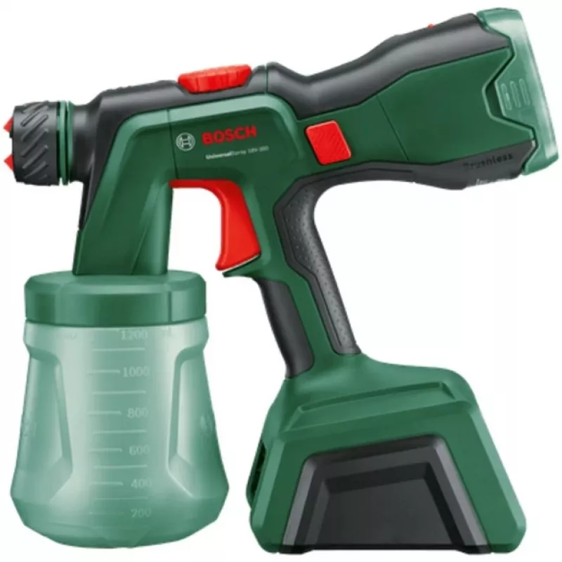 Akumuliatorinis purškimo pistoletas UniversalSpray 18V-300 solo (žalias, be akumuliatoriaus ir įkroviklio, POWER FOR ALL ALLIANCE)