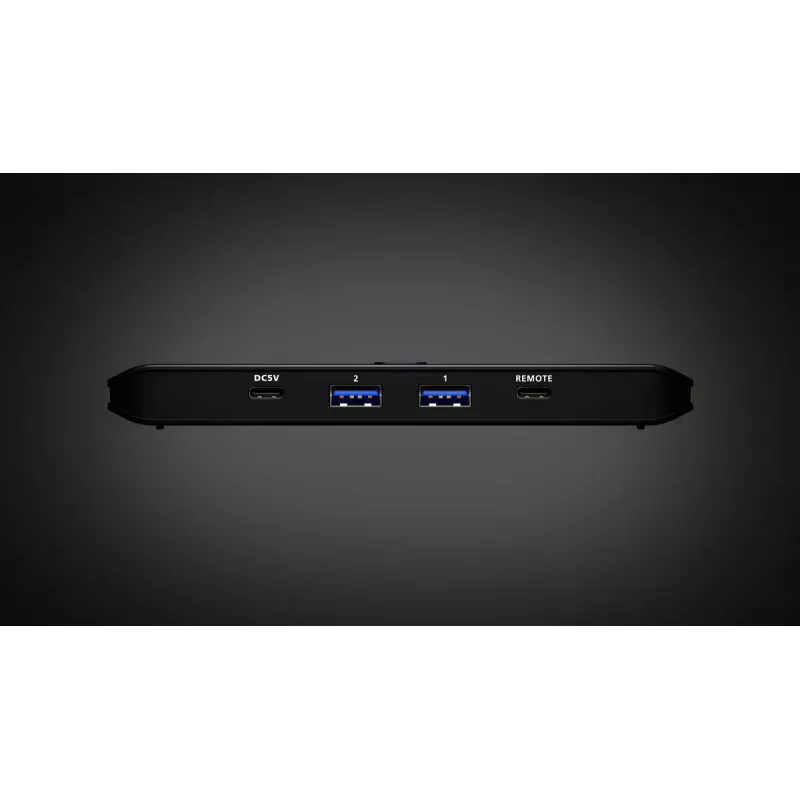 USB 3.2 Gen 1 dalijimosi jungiklis ATEN US4324 — 2x prieglobos prie 4x įrenginio, USB-A/USB-C sąsajos, 5 Gbit/s