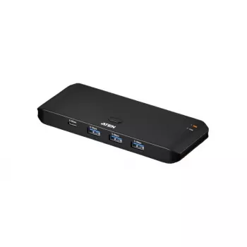 USB 3.2 Gen 1 dalijimosi jungiklis ATEN US4324 — 2x prieglobos prie 4x įrenginio, USB-A/USB-C sąsajos, 5 Gbit/s
