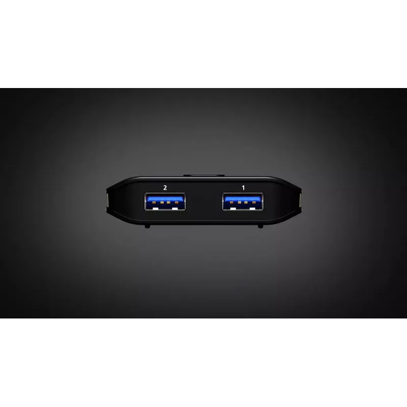 USB 3.2 Gen 1 2x2 dalijimosi jungiklis ATEN US4322 — 2 kompiuteriai / 2 įrenginiai, Type-A