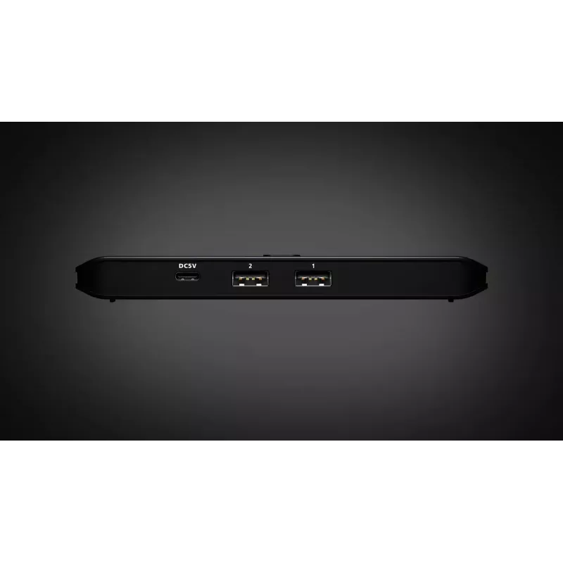 USB 2.0 dalijimosi jungiklis ATEN US4224 — 2x priegloba prie 4x įrenginio, 480 Mbps, juodas