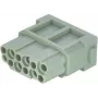 Harting Han DD modulis užspaudžiamas 09140123102 Lizdas Han-Modular moduliai be kontaktų 2 (09140123102)