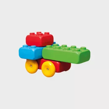 Statybinių kaladėlių rinkinys Marioinex MI-0025CB — 30 dalių kaladėlės vaizduotės žaidimams