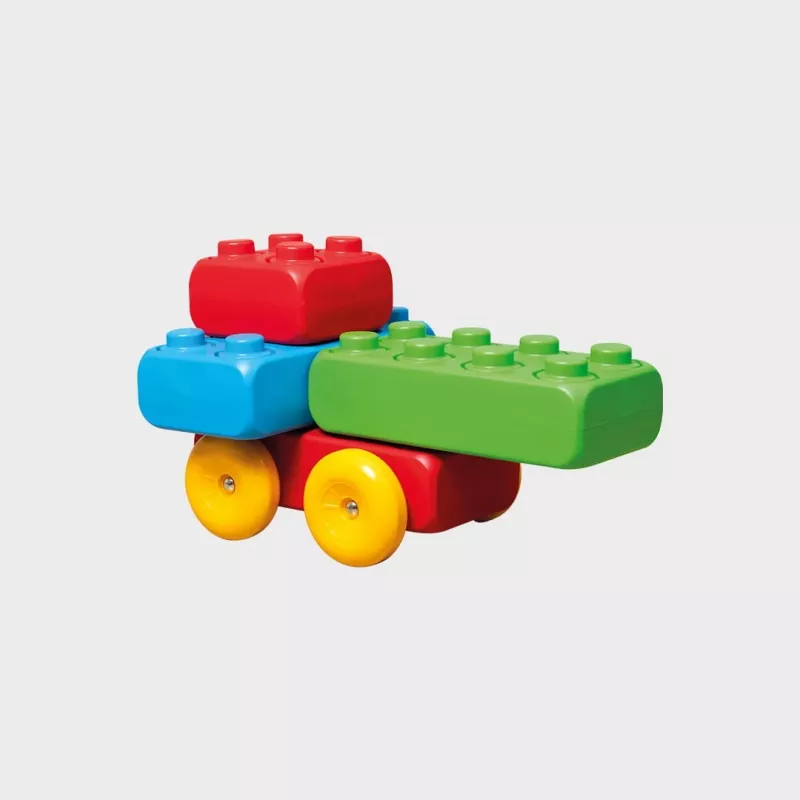 Statybinių kaladėlių rinkinys Marioinex MI-0025CB — 30 dalių kaladėlės vaizduotės žaidimams