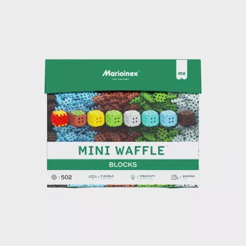 Konstruktorius Marioinex Klocki Waffle Mini kaladėlės — 502 vnt.