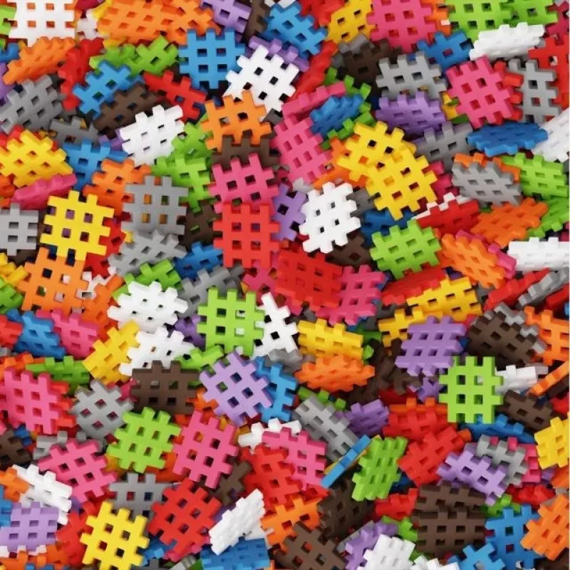 Konstrukciniai blokeliai Marioinex Mini Waffle 200 vnt. — plastikinis tarpusavyje jungiamas statybos rinkinys