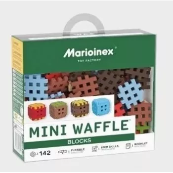 Konstruktorius Marioinex Mini Waffle 206 vnt. — vaikiškas statybinių kaladėlių rinkinys