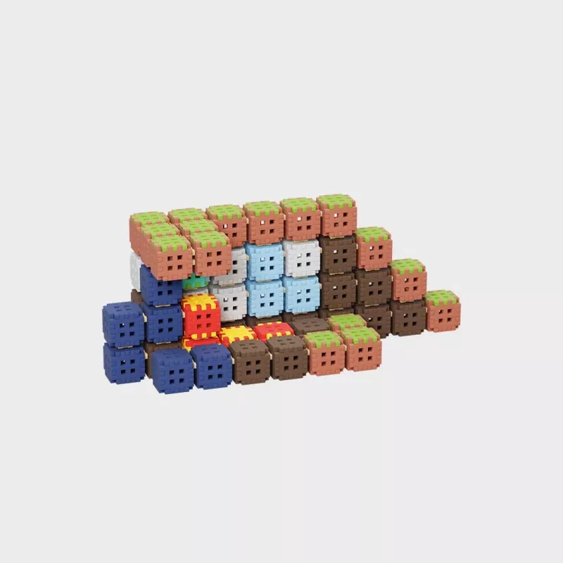 Konstrukciniai blokeliai Marioinex Mini Waffle 406 vnt. — statybos rinkinys kūrybiniam žaidimui