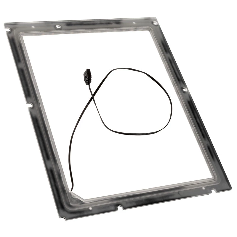Lamptron ATX pagrindinės plokštės ARGB LED rėmelis - juodas