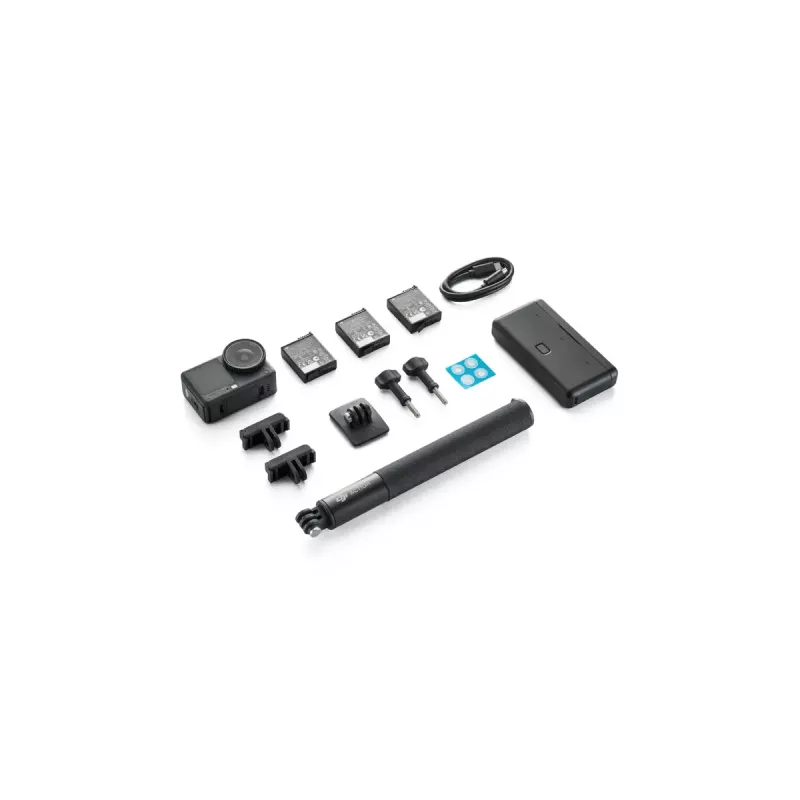 Veiksmo kamera DJI Osmo Action 6 Adventure Combo — 38 MP, 4K Ultra HD, 1/1,1 colio CMOS, 155° matymo laukas, 2x skaitmeninis priartinimas