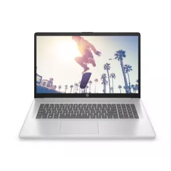 HP 17-cn4130ng Nešiojamasis kompiuteris 17,3 FHD IPS Intel Core 3 100U 8 GB RAM 512 GB SSD FreeDOS QWERTZ