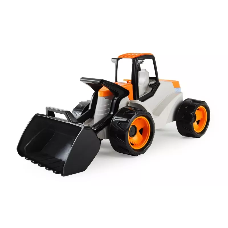 Žaislinė žemės kasimo mašina Lena Giga Trucks modelis 02147 — 67 cm, atvira dėžutė