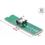 Konverteris M.2 Key M į 1× SFF-8654 4i DELOCK 64361
