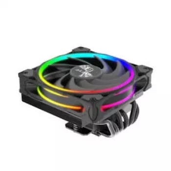 CPU aušintuvas Akasa SOHO H6L RGB – kompaktiškas žemo profilio aušintuvas su RGB apšvietimu