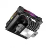 CPU aušintuvas Akasa SOHO H6L RGB – kompaktiškas žemo profilio aušintuvas su RGB apšvietimu