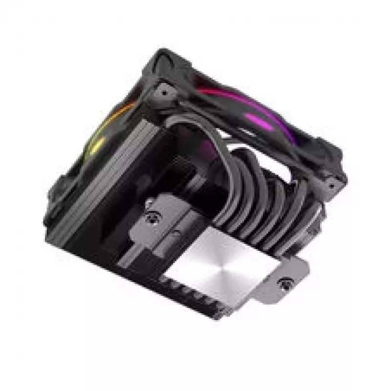 CPU aušintuvas Akasa SOHO H6L RGB – kompaktiškas žemo profilio aušintuvas su RGB apšvietimu