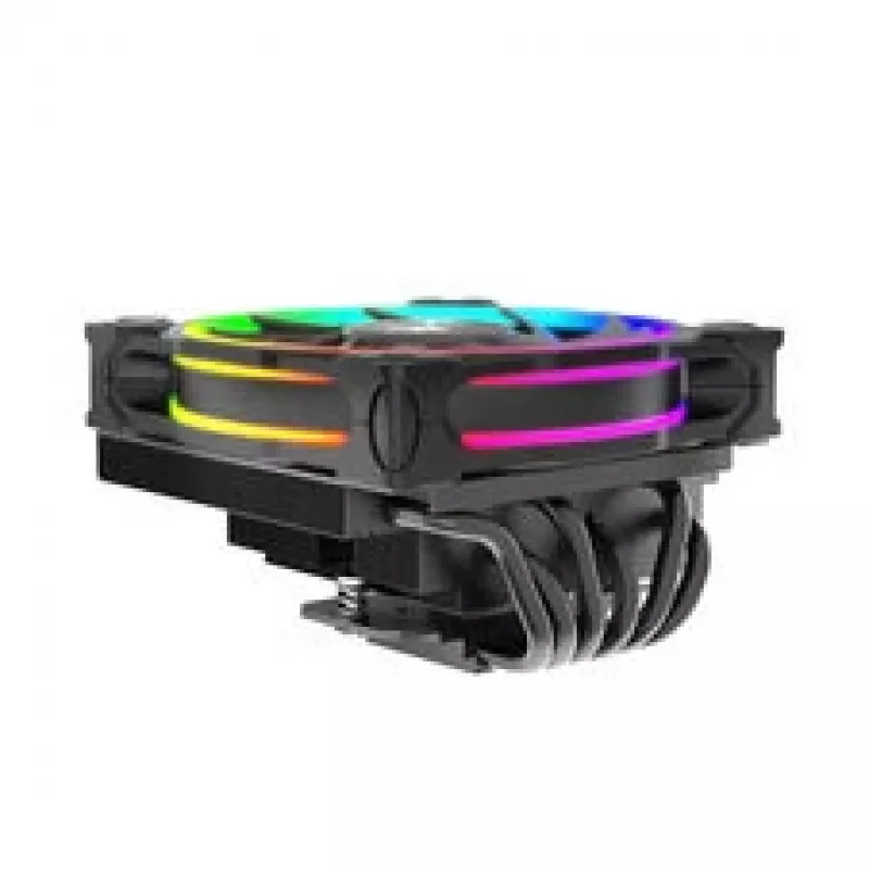 CPU aušintuvas Akasa SOHO H6L RGB – kompaktiškas žemo profilio aušintuvas su RGB apšvietimu