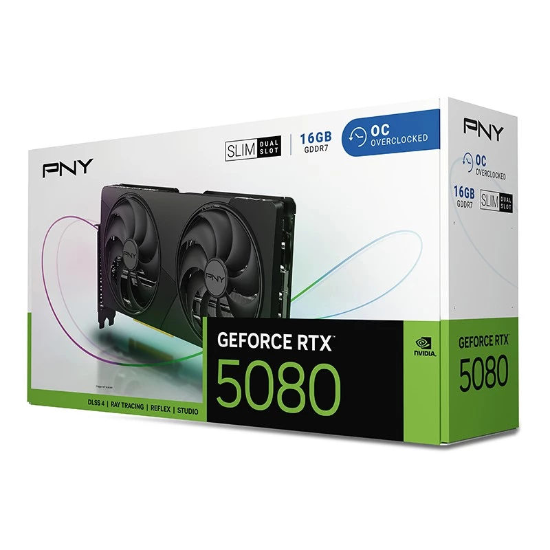 Grafikos plokštė GeForce RTX 5080 16G plonas