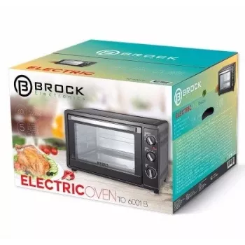 Mini krosnelė Brock Electronics TO 6001 B ? 60 L, 2200 W, juoda