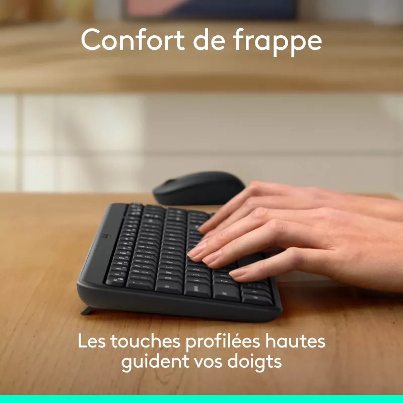 Logitech MK250 – belaidis klaviatūros ir pelės rinkinys