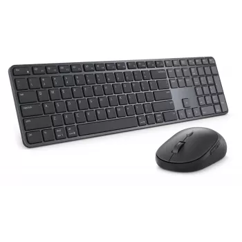 Dell Pro 7 plonas klaviatūra ir pelė | KM726 | Klaviatūros ir pelės rinkinys | Belaidis | Pelė įtraukta | Rusiška | Bluetooth | Juoda