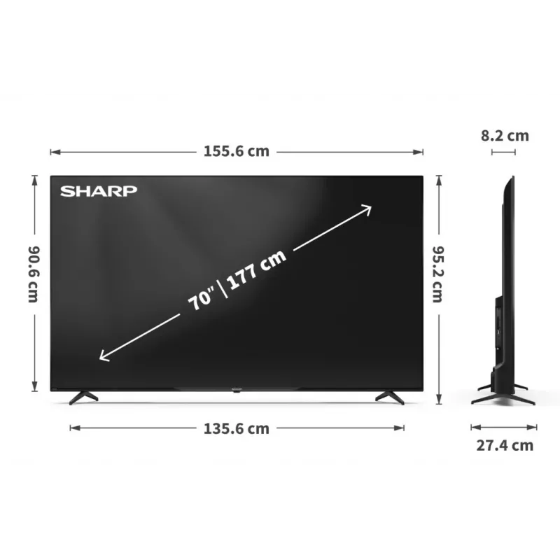 LED televizorius 70 colių 70GK4745E