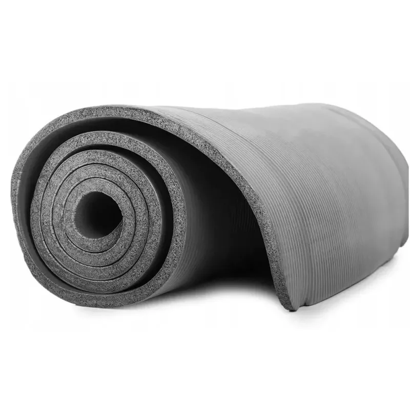 Extralink | Pratimo kilimėlis | fitneso pilkas jogos ir aerobikos 180x60cm