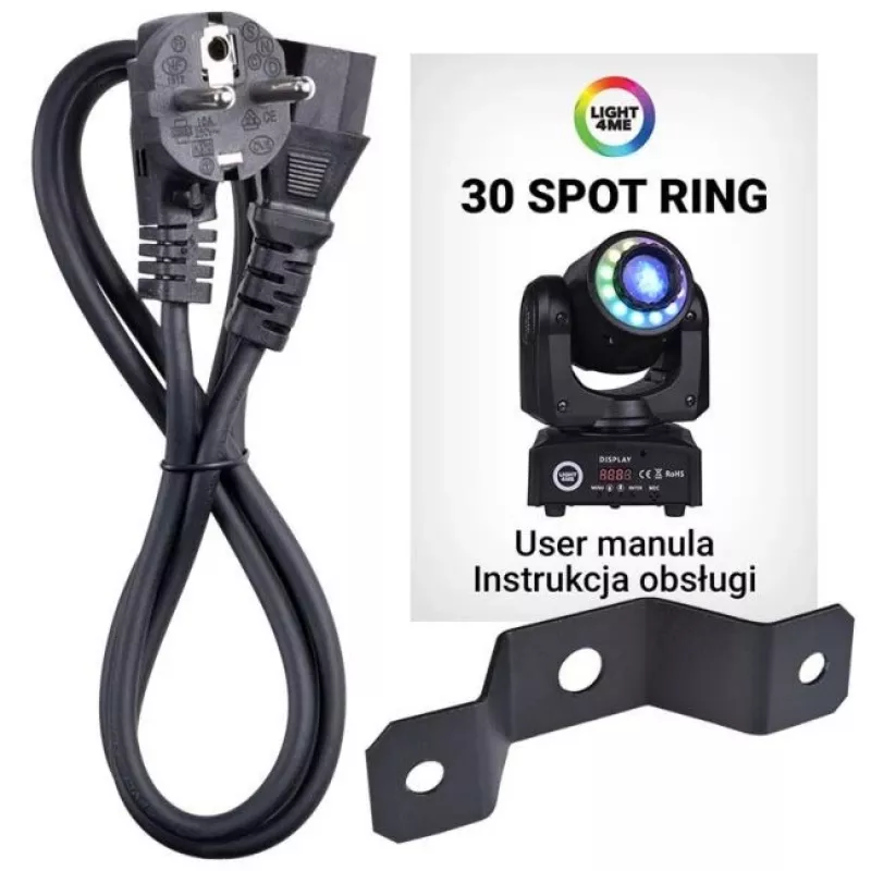 LIGHT4ME 30 SPOT RING - judančios galvutės LED šviestuvas, 30 W